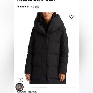 Black oversized collar coat